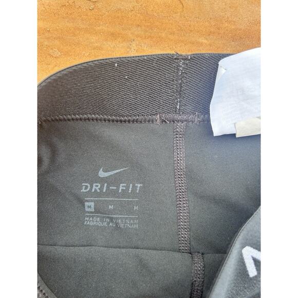 Nike Pro Shorts Girls Medium Black Dri-FIT Compression Training Volleyball - Picture 2 of 3